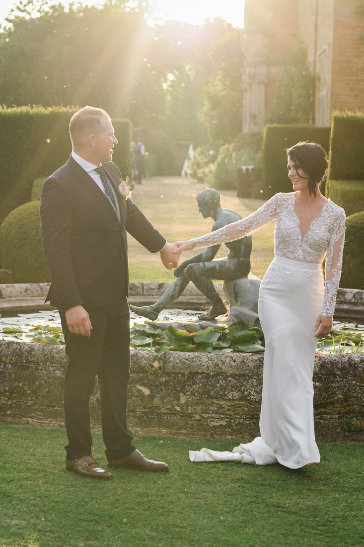 Dylan and Jo int the Pond Garden